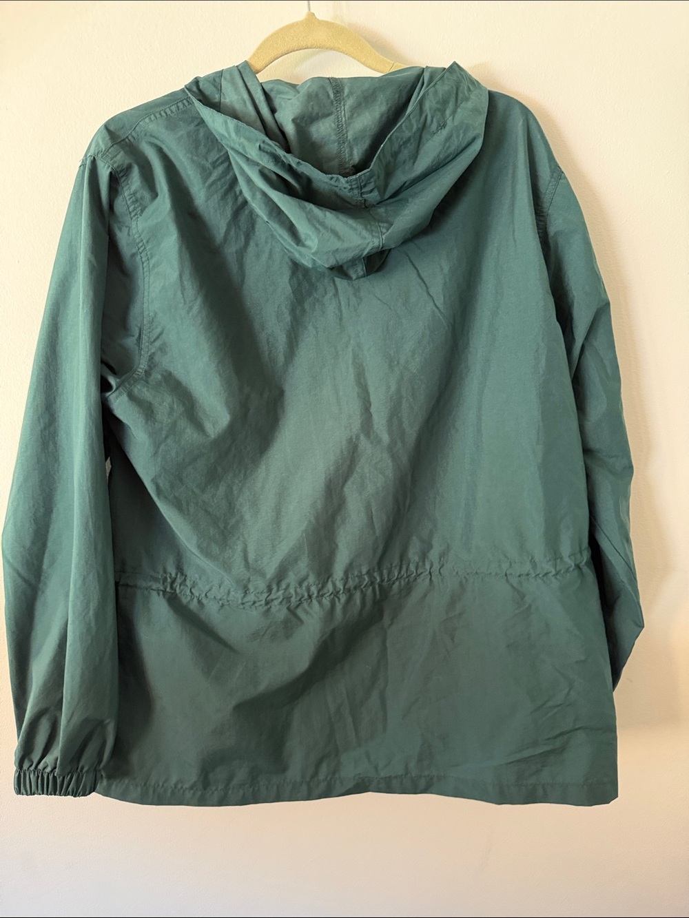 Vintage L.L. Bean Teal Green Utility Anorak Jacket - Picture 2 of 3